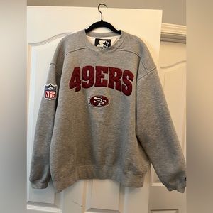 Vintage 49er starter crewneck size large